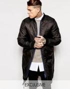 Brixtol Parka In Nylon Thermal Lined Exclusive - Black