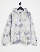 Dr Denim Tie Dye Hoodie In Gray