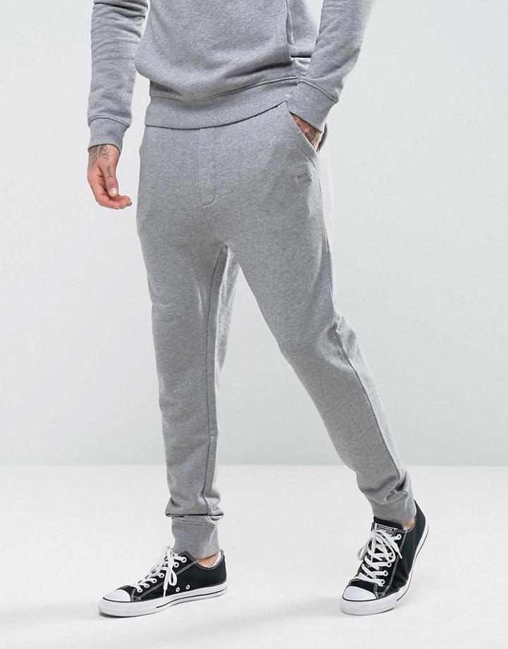 Boss Orange By Hugo Boss South Uk Crew Neck Logo Sweat Joggers Gray - Gray