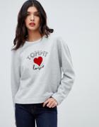 Tommy Hilfiger Tommy X Love Sweatshirt With Embroidery - Gray