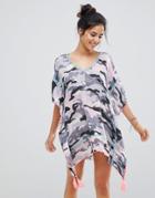 Surf Gypsy Camo Tassel Beach Cover Up - Multi