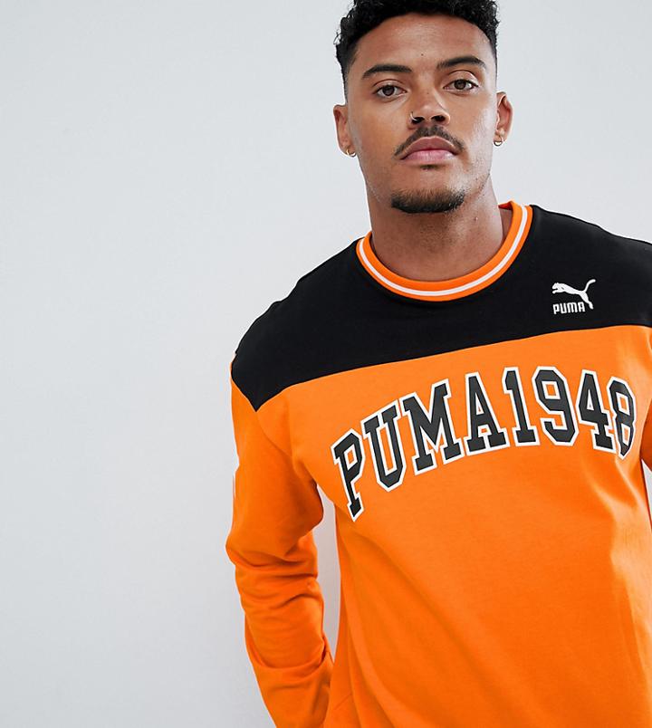 Puma Hockey Crew Neck Sweater - Orange