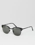 Asos Retro Sunglasses With Geo-tribal - Black