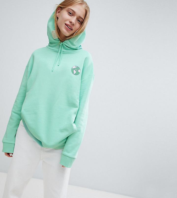 Puma Exclusive Oversized Organic Cotton Skate Hoodie - Green
