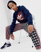 Adidas Skateboarding Pullover Hoodie In Navy Dh3877 - Navy