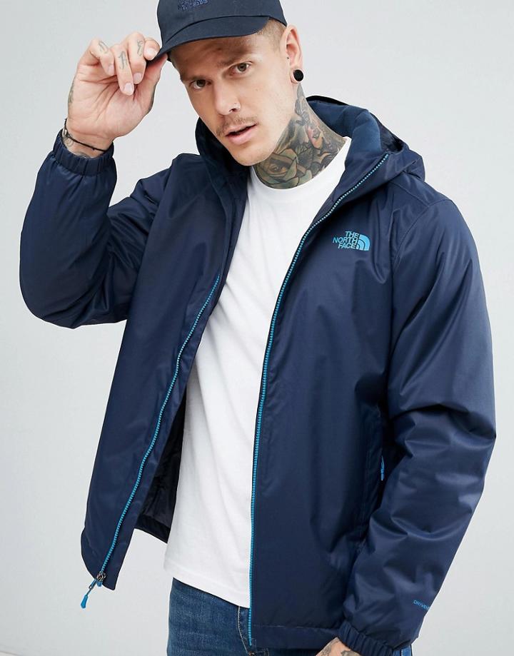 The North Face Quest Insulated Waterproof Jacket In Navy - Navy
