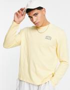 Russell Athletic Long Sleeve T-shirt In Cream-neutral