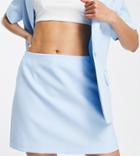 Miss Selfridge Petite Pocket Detail Skirt In Sky Blue