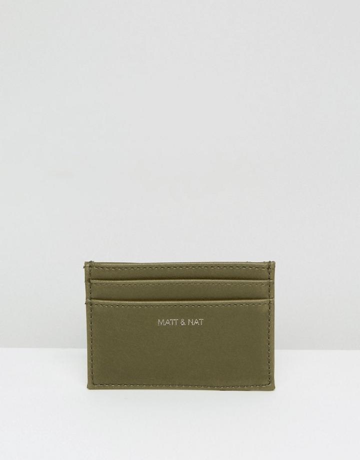 Matt & Nat Rubben Card Holder - Green
