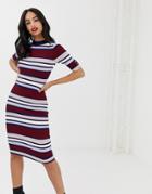 Lipsy Stripe Midi Dress - Multi