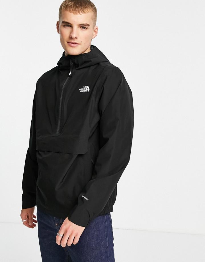 The North Face Class V Fanorak Waterproof Jacket In Black