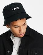 Levi's Bucket Hat In Black With Small Logo