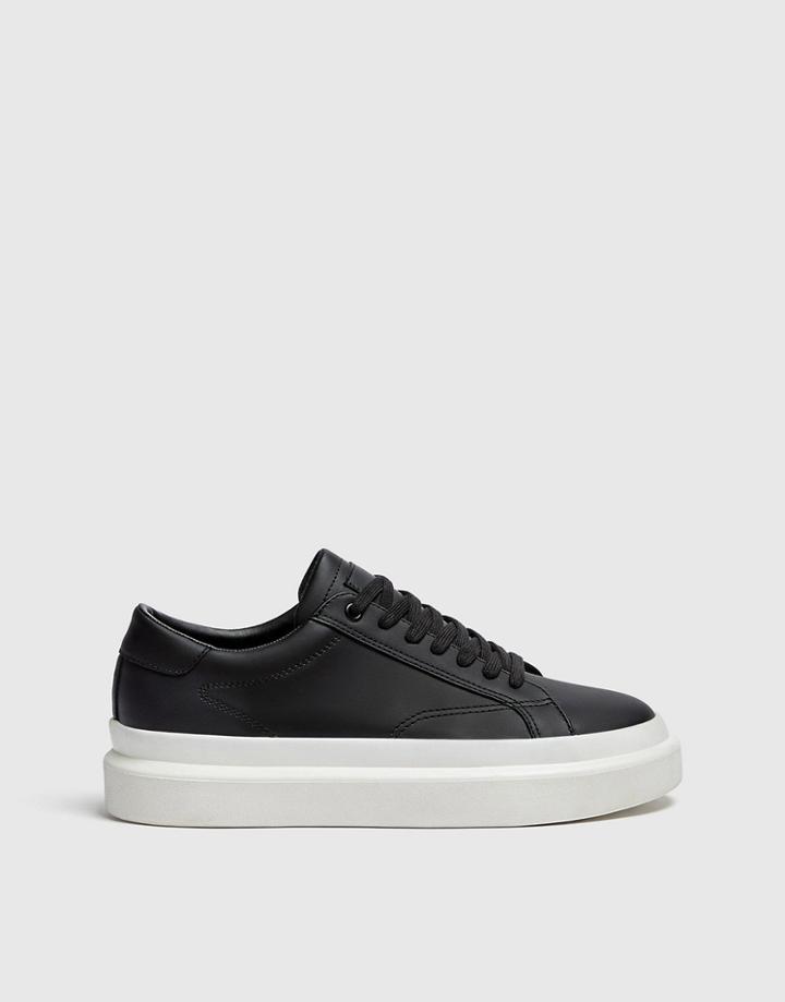 Pull & Bear Chunky Trainers In White