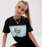 Reclaimed Vintage Inspired Sweet As Honey T-shirt-black