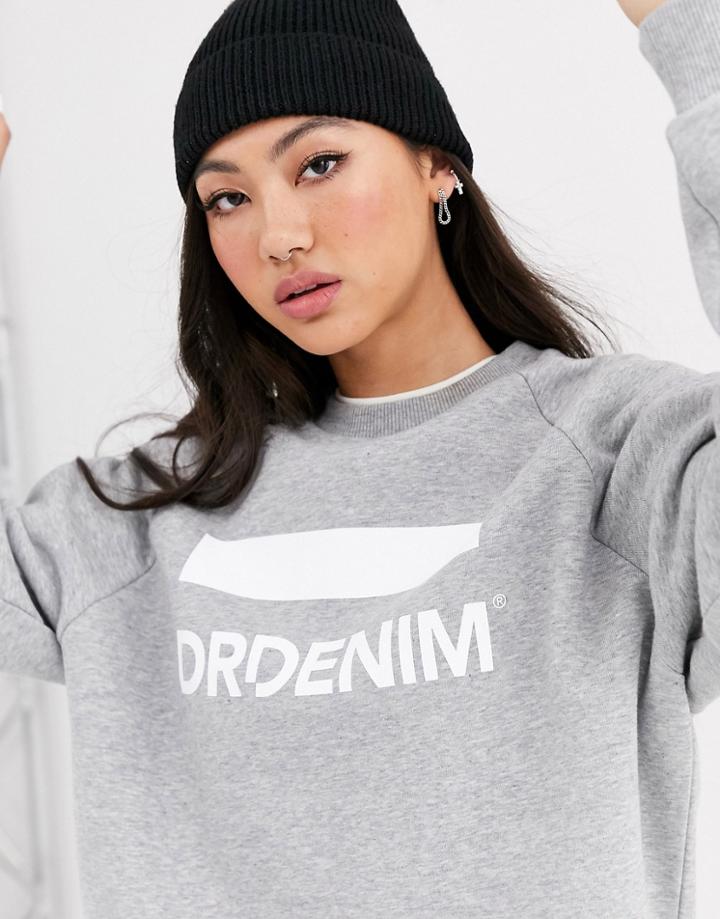 Dr Denim Logo Sweatshirt-gray