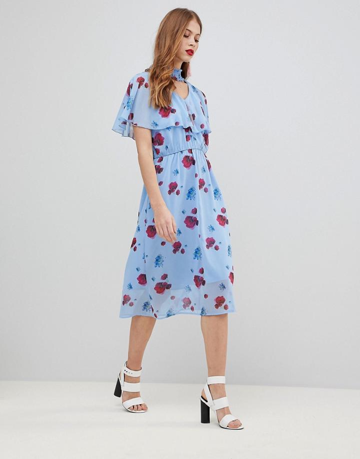 Y.a.s Poppy Print Woven Dress - Multi
