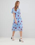 Y.a.s Poppy Print Woven Dress - Multi