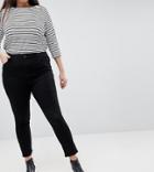 New Look Curve Skinny Jeans In Black - Black