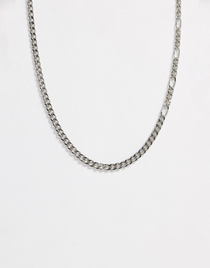 Weekday Nathan Necklace In Silver