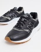 New Balance 997h Animal Print Sneakers In Black