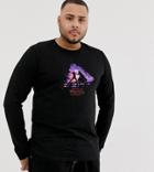 Asos Design Plus Star Wars Long Sleeve T-shirt-black