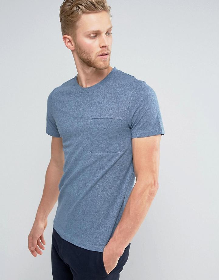 Selected Pique Tee - Blue