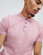 Burton Menswear Turtleneck Sweater In Pink - Pink
