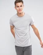Threadbare Raw Edge T-shirt - Gray