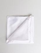 Jack & Jones Pocket Square In Silk - White