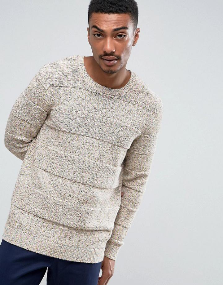 Asos Sweater In Multicolor Texture - Multi