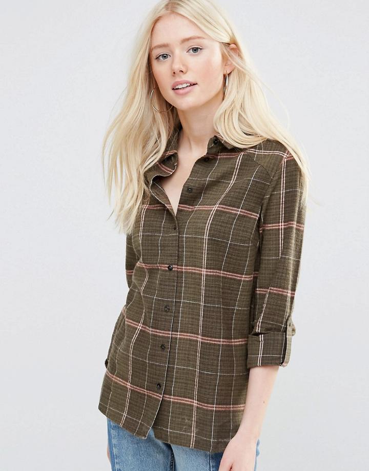 Vila Winther Check Shirt - Black