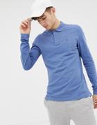 Tommy Hilfiger Long Sleeved Polo Shirt - Blue