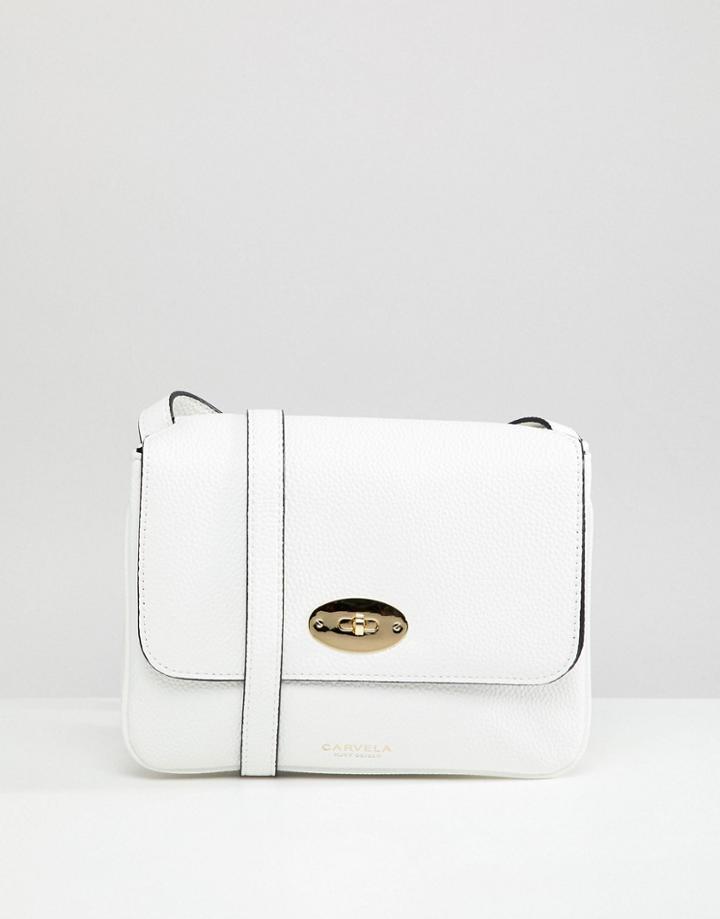 Carvela Multi Pocket Crossbody Bag - White