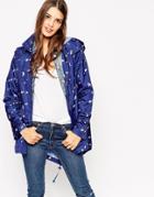 Asos Pac A Trench In Bird Print - Multi