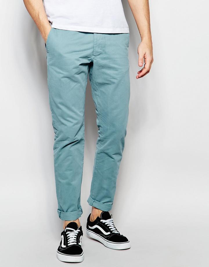 Jack & Jones Straight Fit Chinos - Light Blue