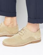Selected Homme Royce Suede Shoes - Stone