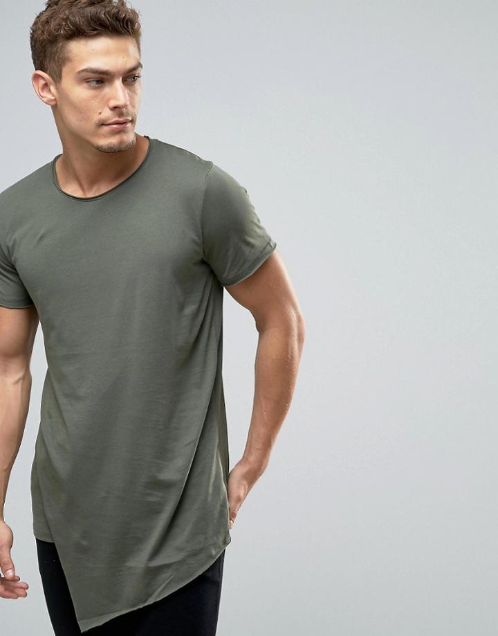 Jack & Jones T-shirt With Faux Layer - Green
