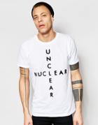 Cheap Monday T-shirt Standard Nuclear Cross Print In White - White