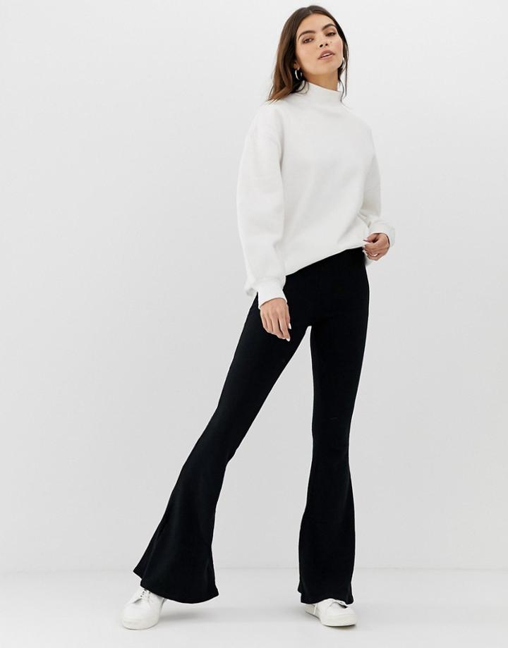 Nytt Corrigan Flared Sweatpant Pants - Black