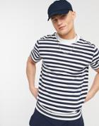 Selected Homme Colman Stripe O-neck T-shirt-navy