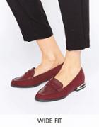 New Look Wide Fit Loafer - Red