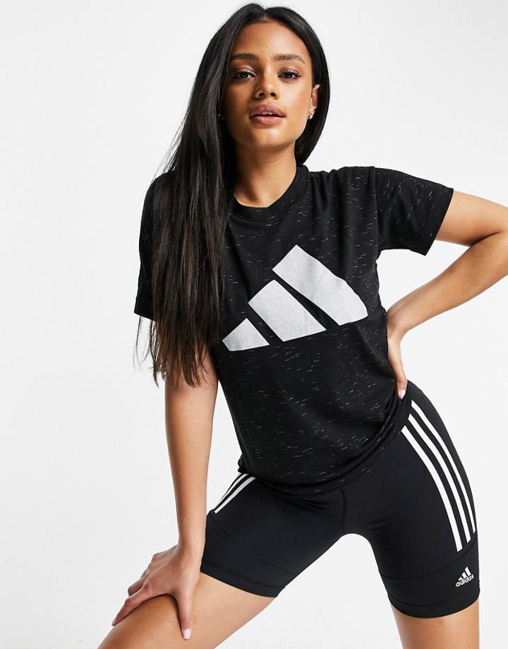 Adidas Training T-shirt In Black