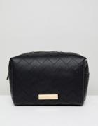 Carvela Ryley Rectangle Cosmetic Bag - Black