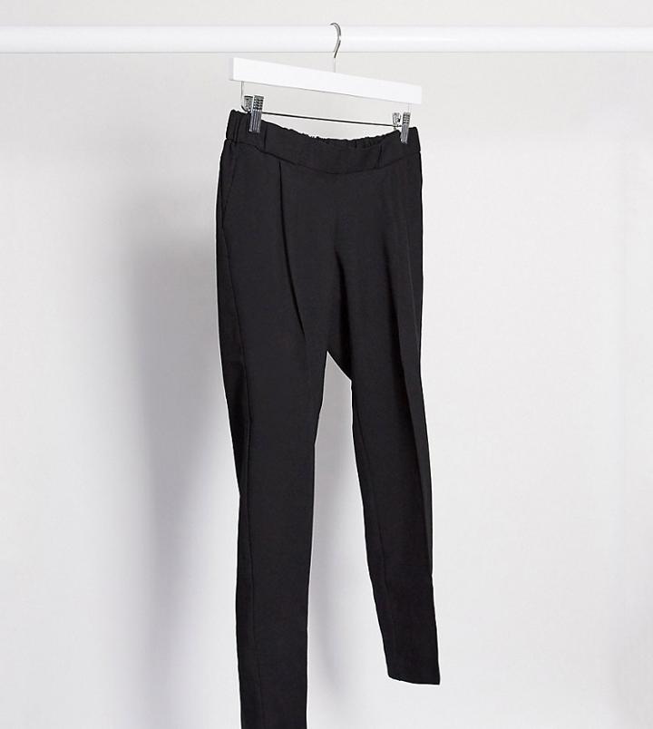 Asos Design Maternity Tailored Smart Tapered Pants-black