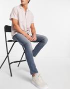 Jack & Jones Intelligence Glenn Super Stretch Slim Fit Jeans In Midwash Blue-blues