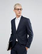 Selected Homme Skinny Wedding Suit Jacket - Navy