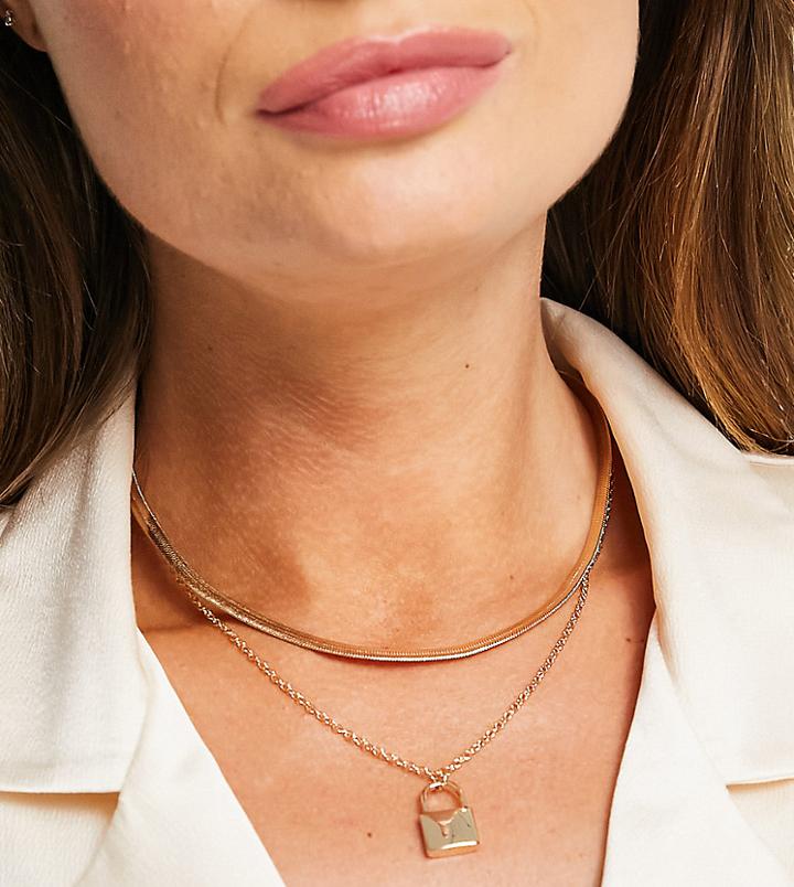Aldo Marzahn Snake Chain Necklace In Gold