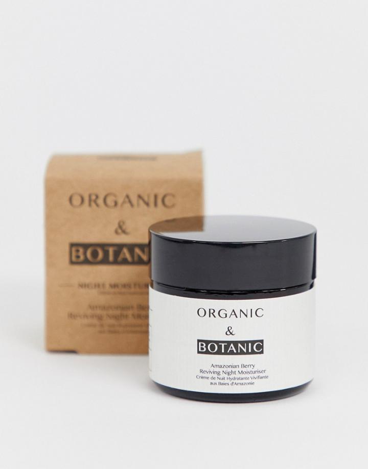Ogranic & Botanic Amazonian Berry Reviving Night Moisturizer 50ml - Clear