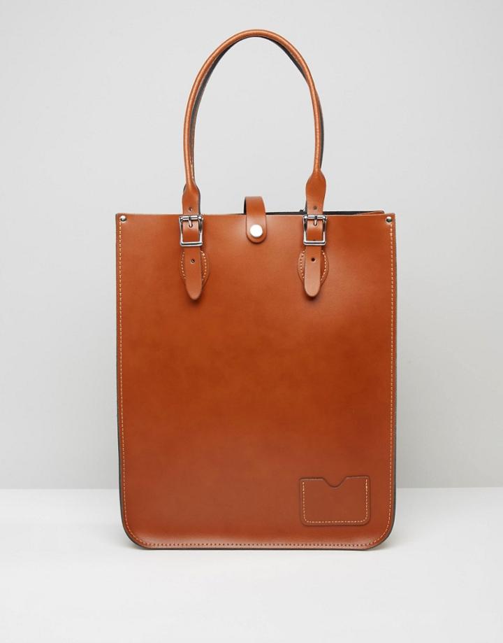 Leather Satchel Company Classic Tote - Tan