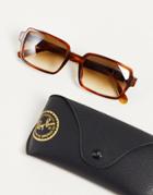 Ray-ban Womens Benji Square Sunglasses In Brown 0rb2189